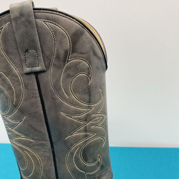 Men's Vintage ACME Gray Western Cowboy Boots. Sz. 8 B - Picture 10 of 16